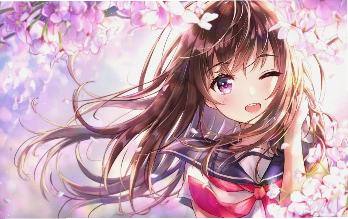Hình nền nhân vật anime nữ cực đáng yêu