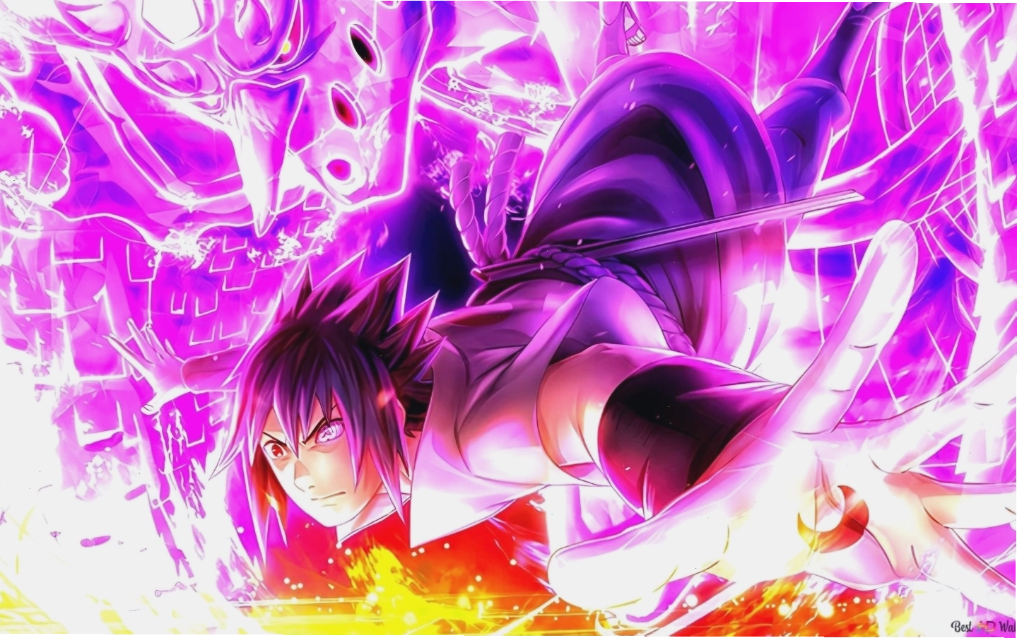 Hình nền Sasuke trong phiên bản mạnh nhất