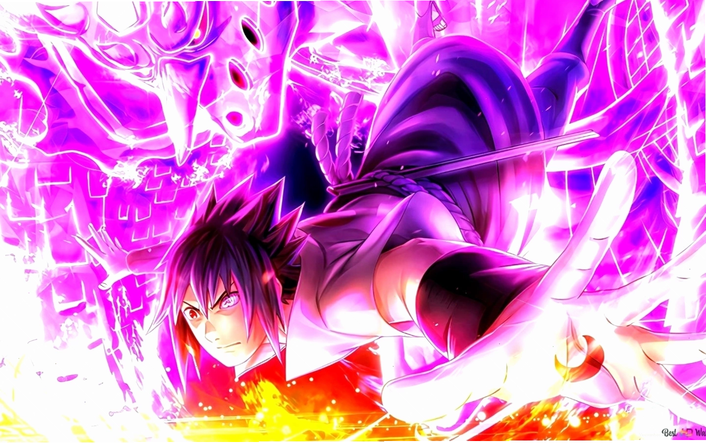 Hình nền Sasuke trong phiên bản sức mạnh tối thượng