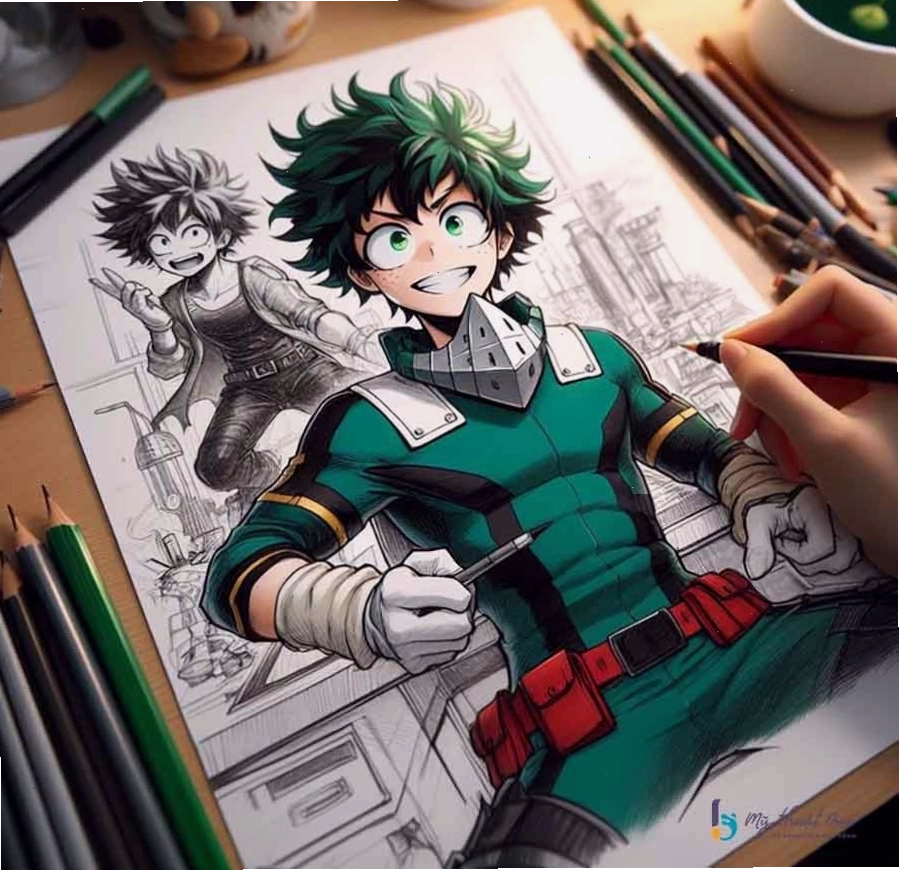Hình vẽ anime nam ngầu và cá tính