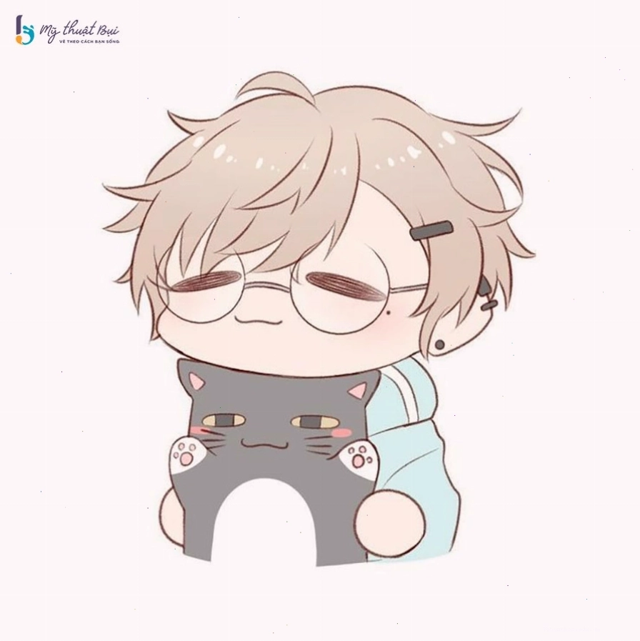 Hình vẽ chibi nam dễ thương