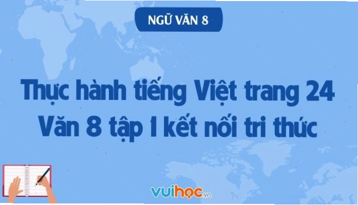Hoạt động thực hành tiếng Việt lớp 8 trang 24