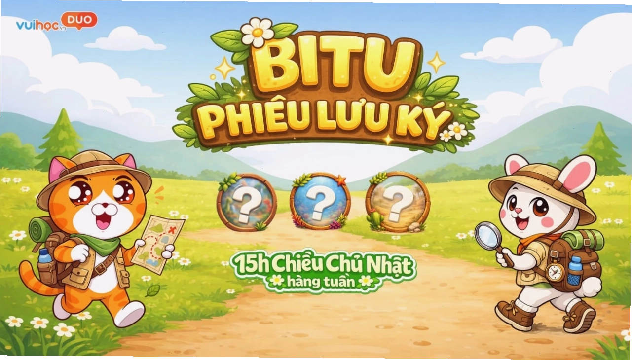 Học sinh chăm chú soạn bài Thần trụ trời