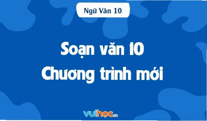 Học sinh đang tập trung soạn bài văn lớp 10
