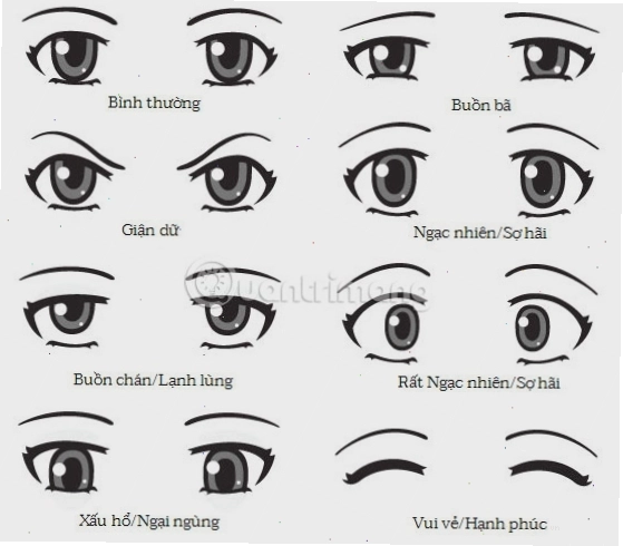 Hướng dẫn cách vẽ mắt chibi đáng yêu và dễ thương