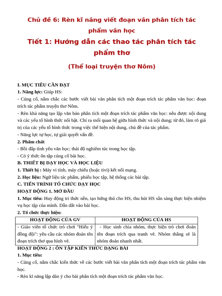 Hướng dẫn chi tiết phân tích truyện thơ đầy đủ và chuẩn xác