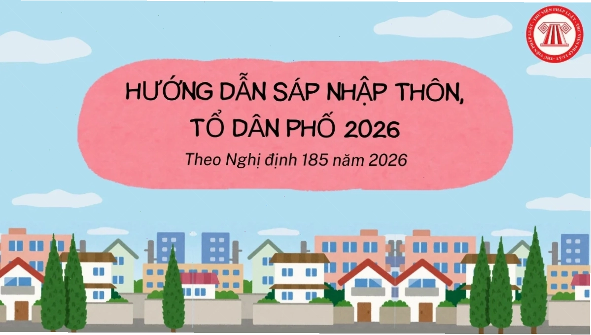 Hướng dẫn sáp nhập thôn tổ dân phố