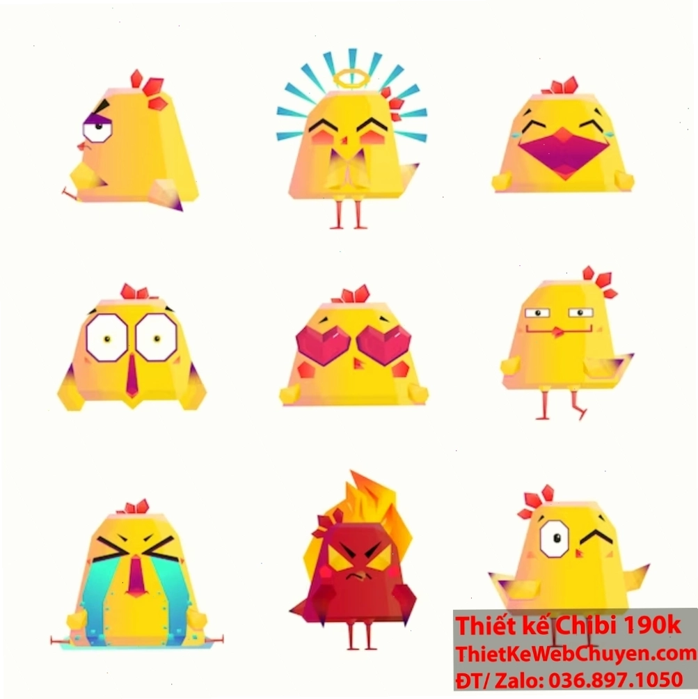 Hướng dẫn vẽ gà chibi từ đầu đến cuối