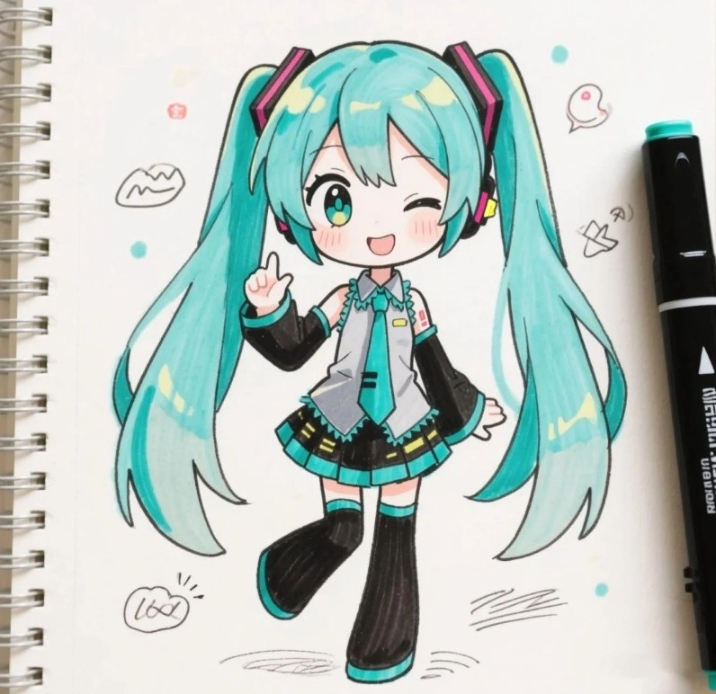 Khám phá thế giới Hatsune Miku Chibi: Bộ sưu tập hình ảnh đáng yêu