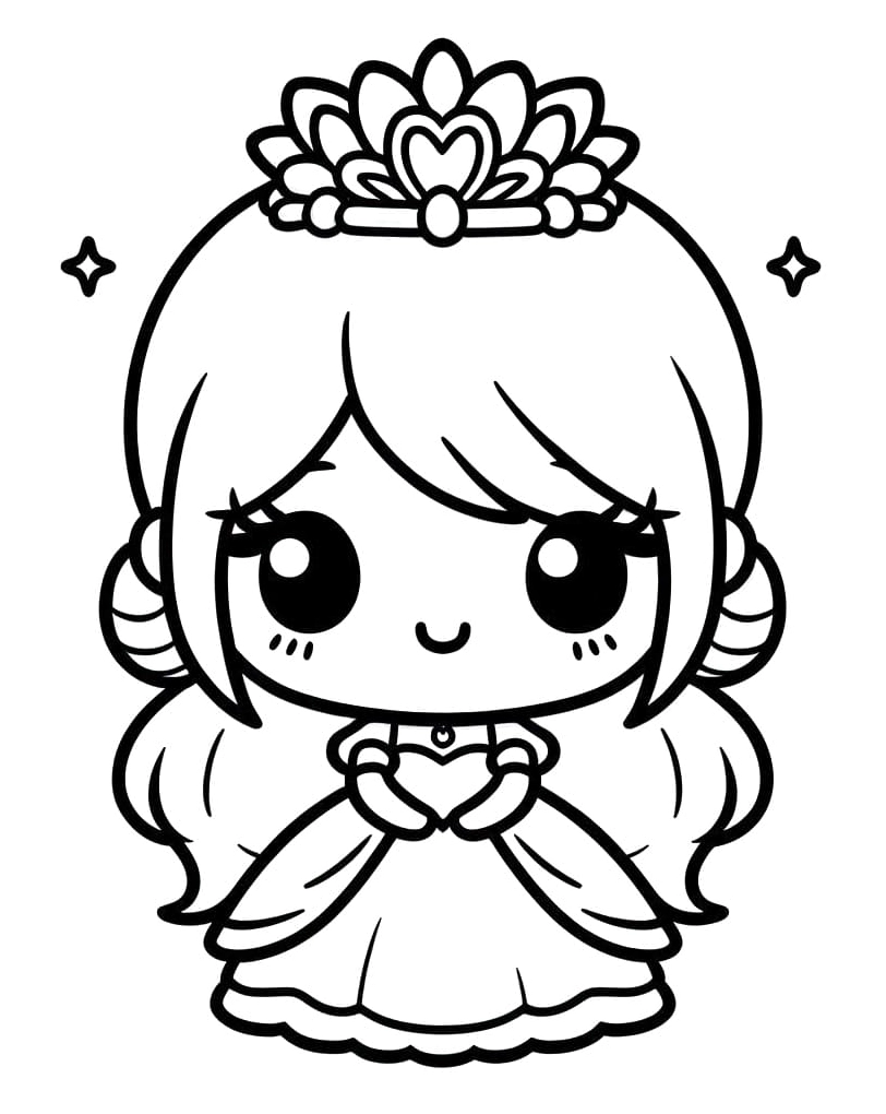 Khám phá thế giới tranh tô màu chibi cute đơn giản cho mọi lứa tuổi