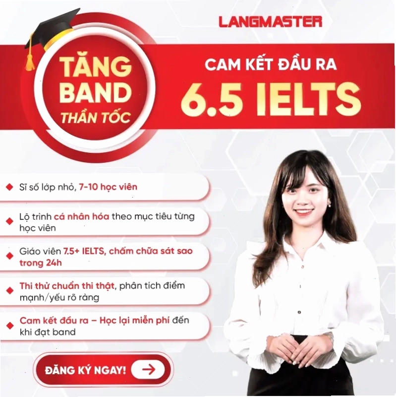 Khóa học IELTS online tại Langmaster