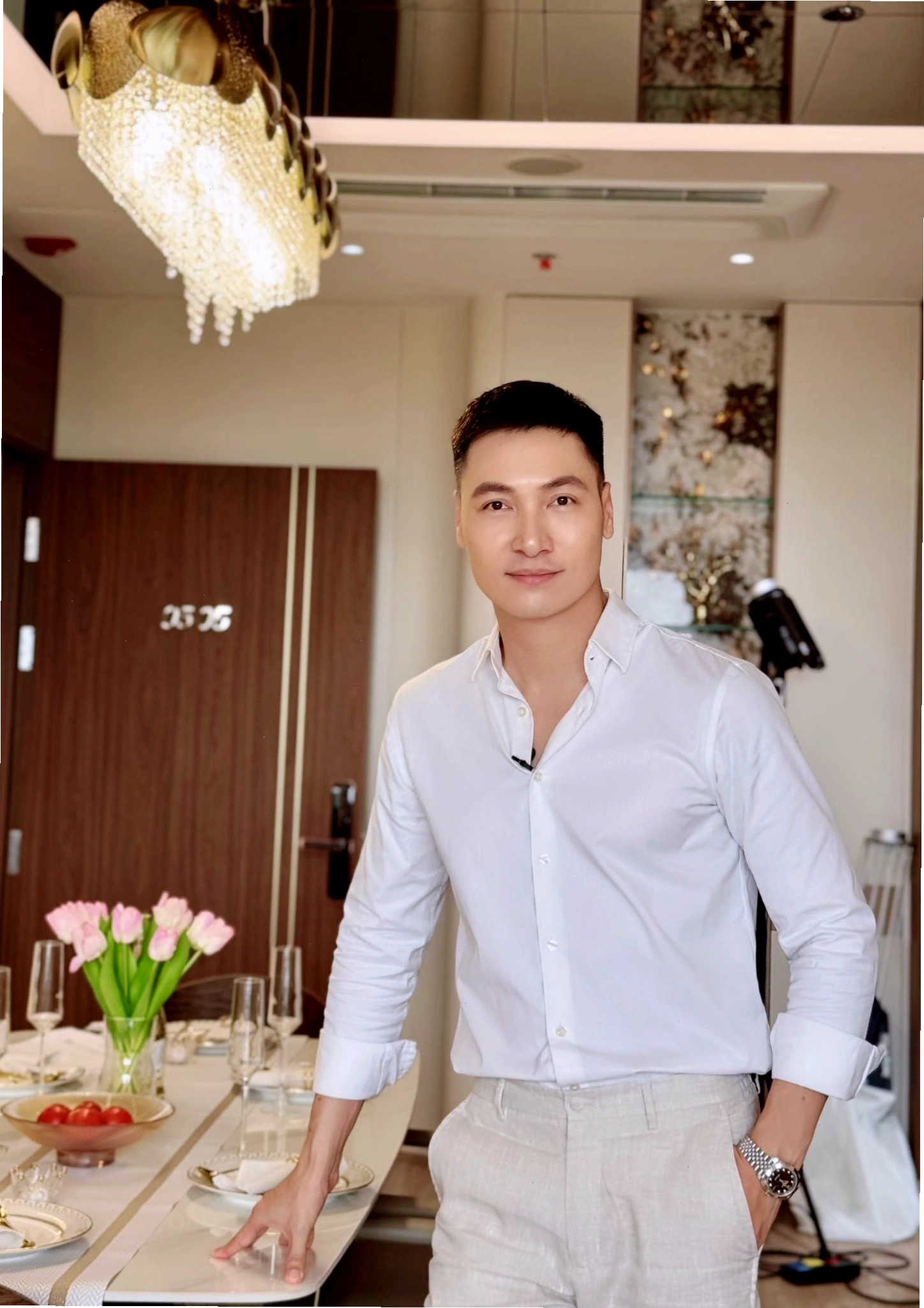 Khoảnh khắc đời thường của gia đình Mạnh Trường
