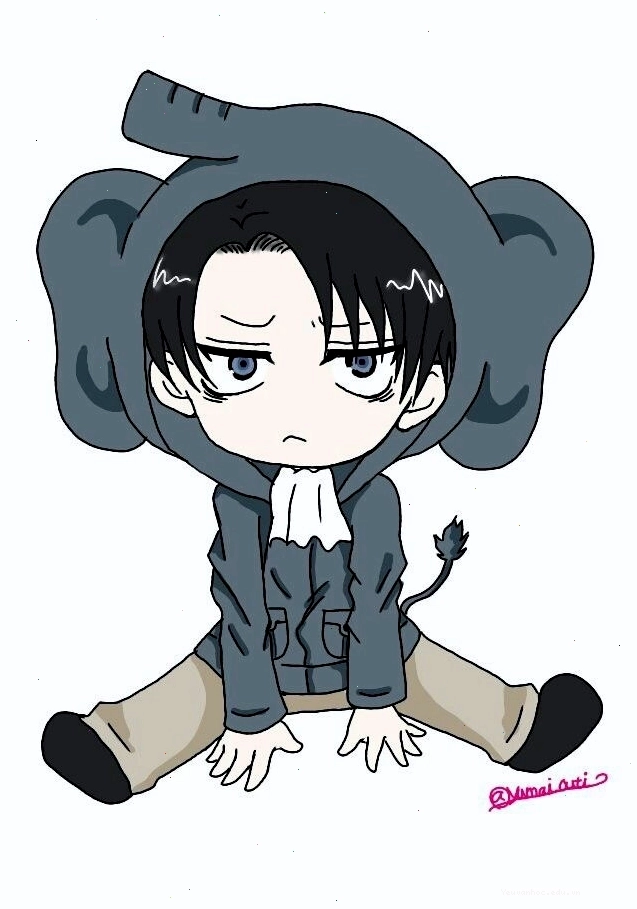 Levi Ackerman phiên bản chibi đáng yêu