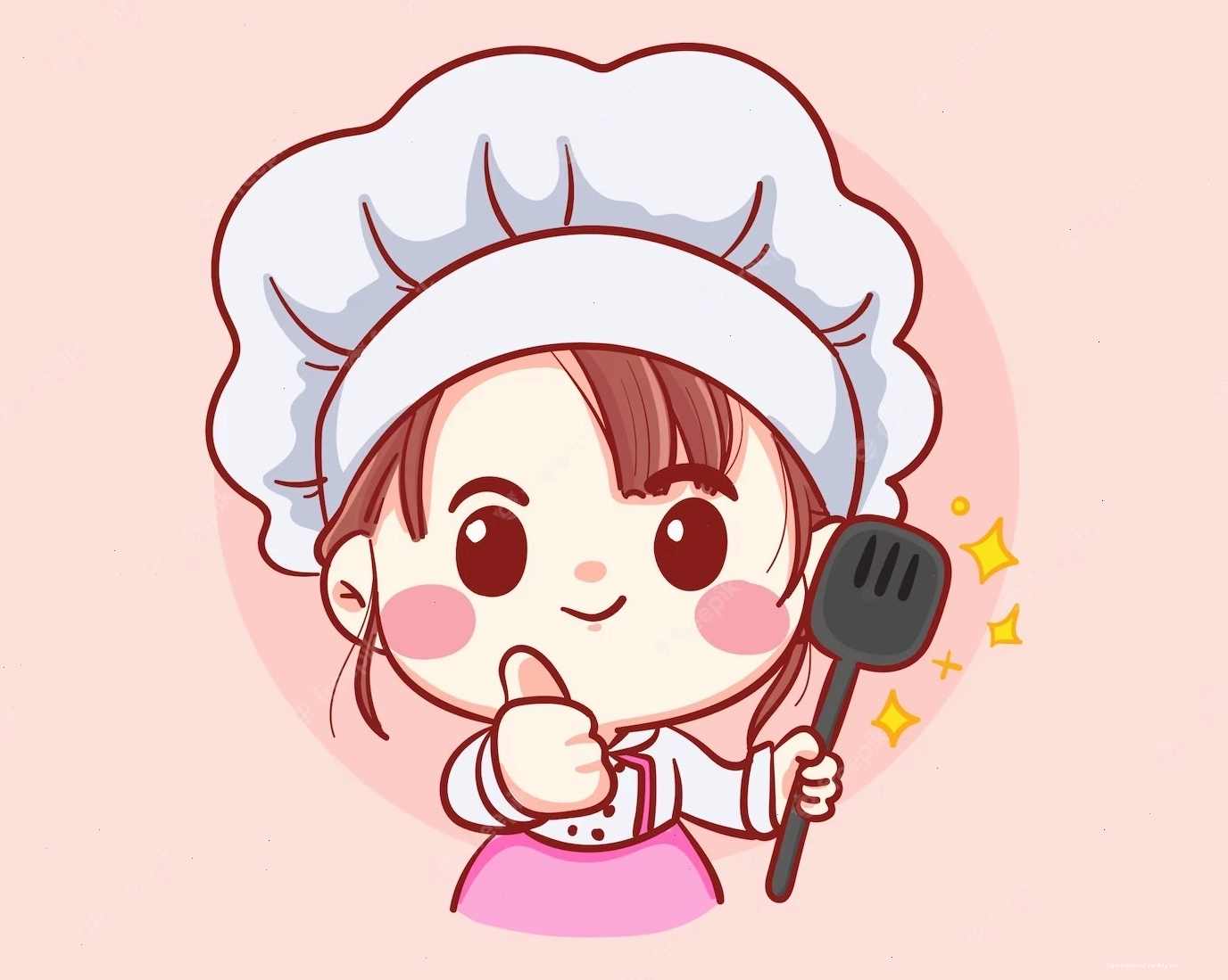 Logo chibi cho quán cà phê