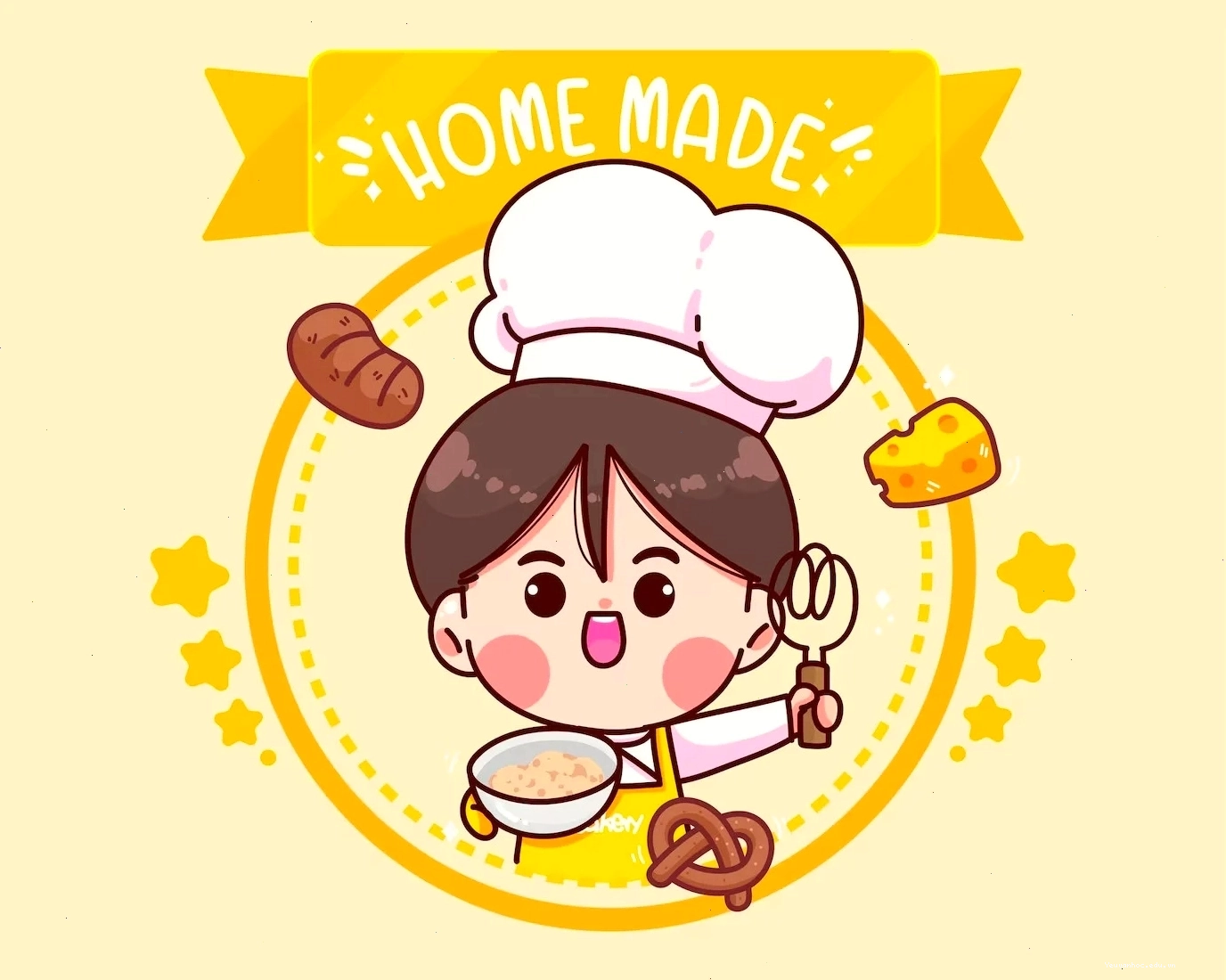 Logo chibi cho ứng dụng di động