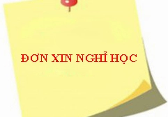 Mẫu đơn xin nghỉ học chuẩn nhất năm 2026