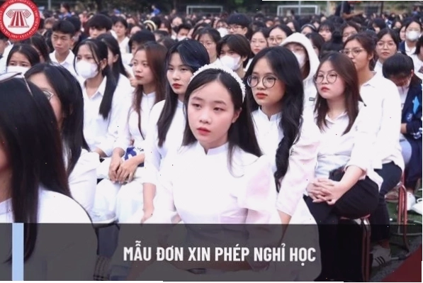 Mẫu đơn xin nghỉ học có chữ ký