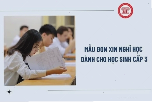 Mẫu đơn xin nghỉ học phổ biến