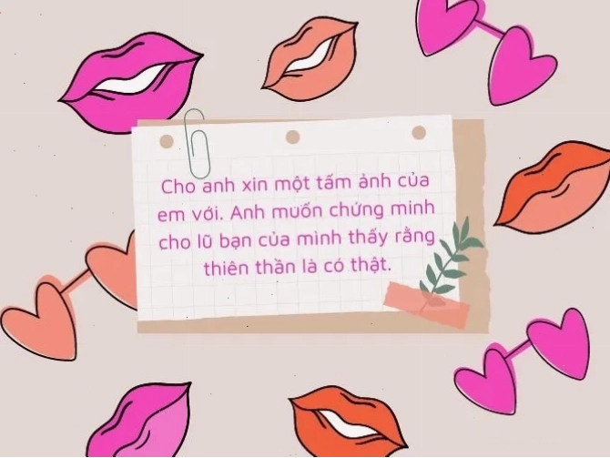 Mẫu tin nhắn tán gái hài hước giúp chàng cưa đổ nàng