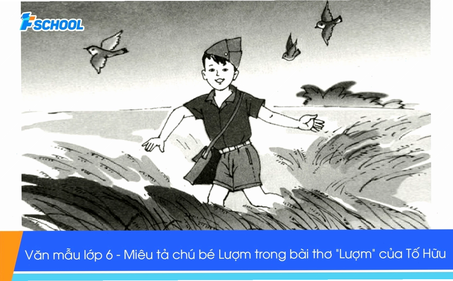 Miêu tả chú bé Lượm trong bài thơ Lượm