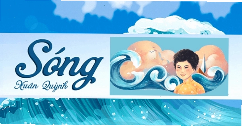 Minh họa bài thơ Sóng Ngữ văn 11