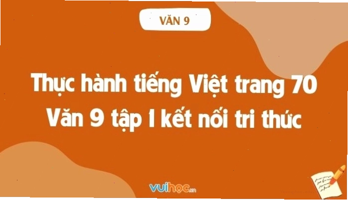 Minh họa bài thực hành tiếng Việt lớp 9 sách Kết nối tri thức