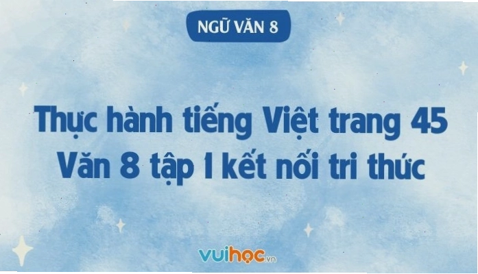 Minh họa cách sắp xếp câu văn mạch lạc trong bài thực hành tiếng Việt