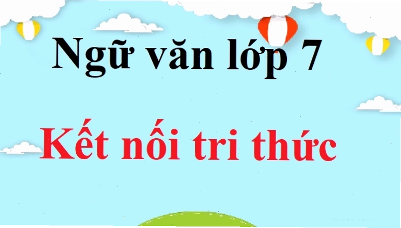 Minh họa cho bài học Ngữ văn lớp 7