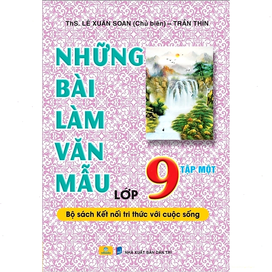 Minh họa nội dung sách văn mẫu lớp 9