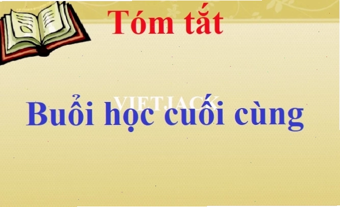 Minh họa nội dung tác phẩm Buổi học cuối cùng với thầy Hamel và chú bé Franz