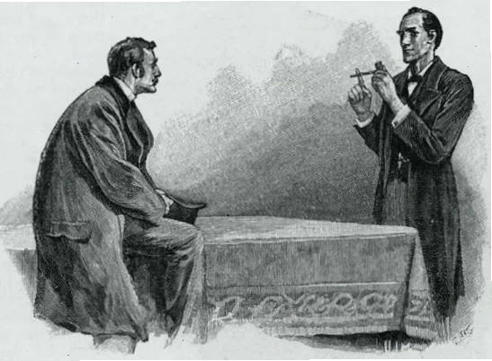 Minh họa Sherlock Holmes và bác sĩ Watson