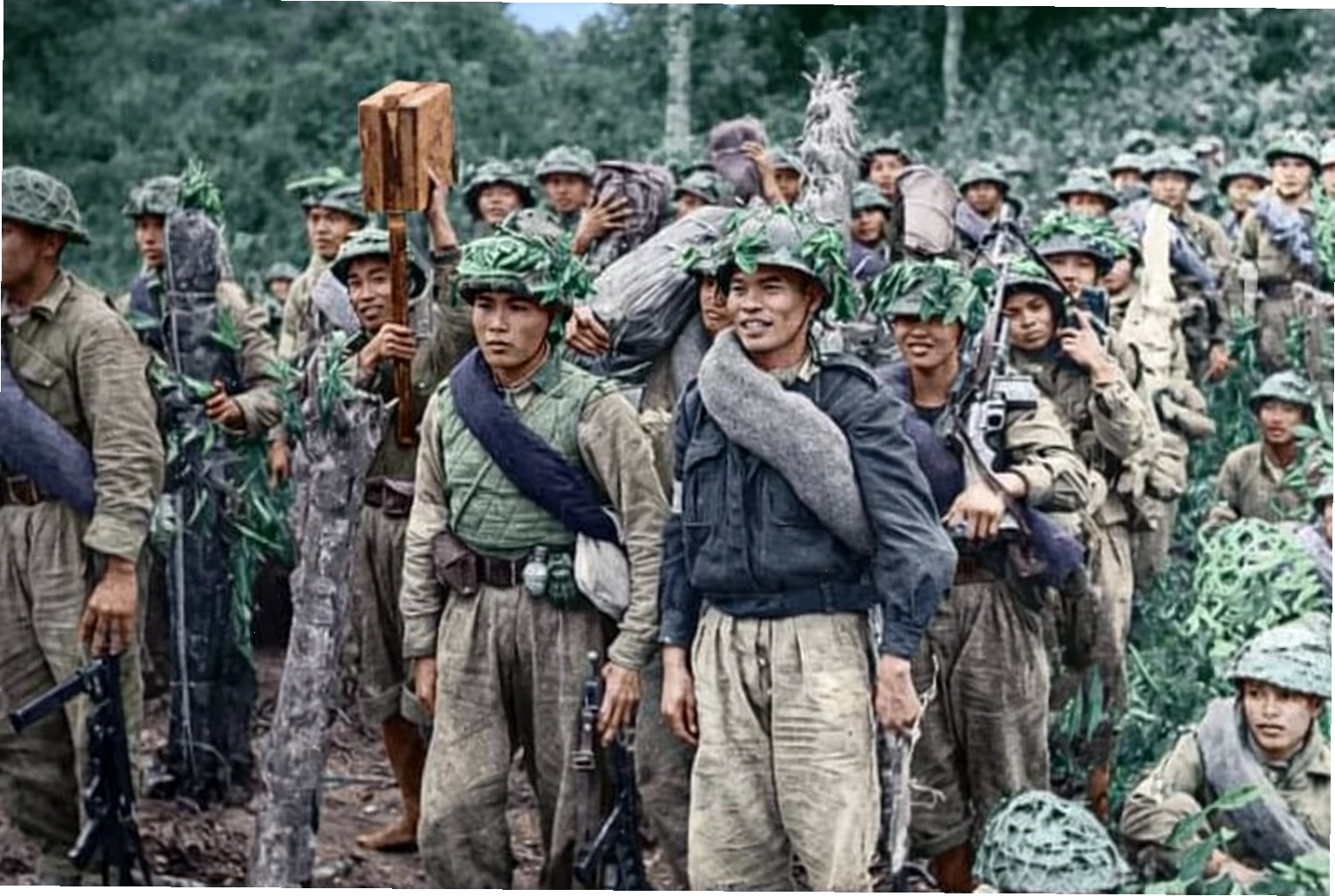 Minh họa tình đồng chí trong bài thơ
