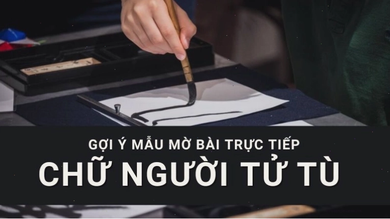Mở bài chữ người tử tù trực tiếp