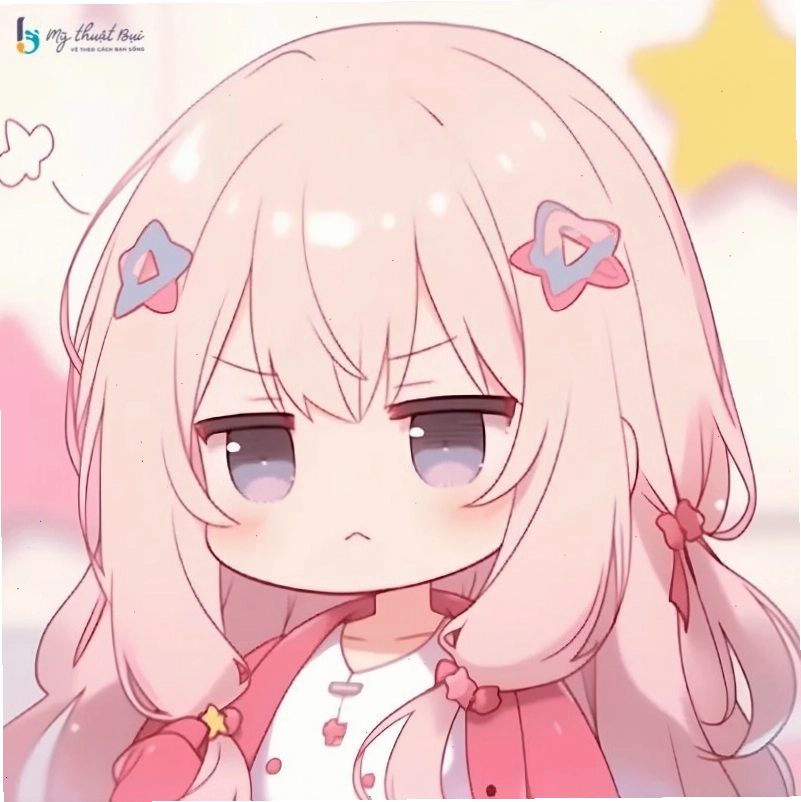 Một nhân vật Chibi nam với mái tóc ngắn và trang phục năng động