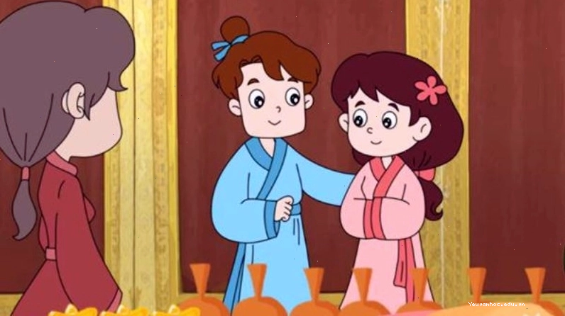Nàng út nguyện ý nên duyên vợ chồng với Sọ Dừa