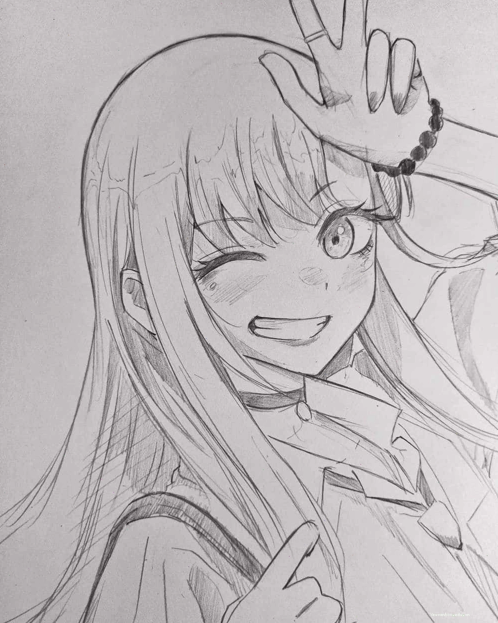 Nghệ thuật vẽ tranh anime bằng bút chì