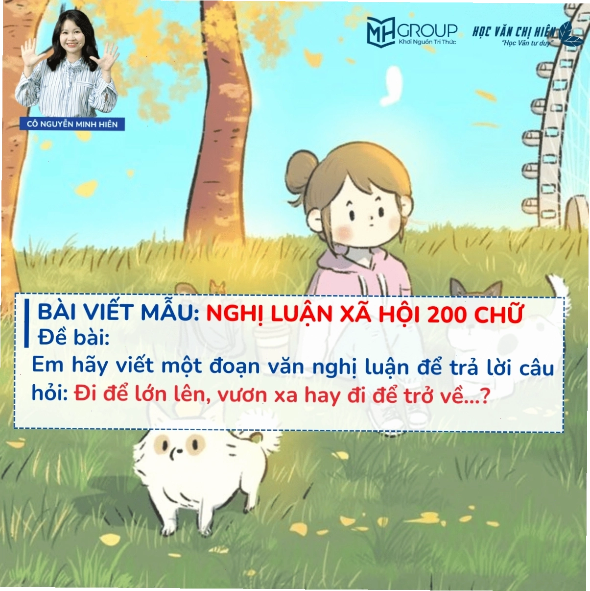 Nghị luận xã hội đi để lớn lên, vươn xa hay đi để trở về