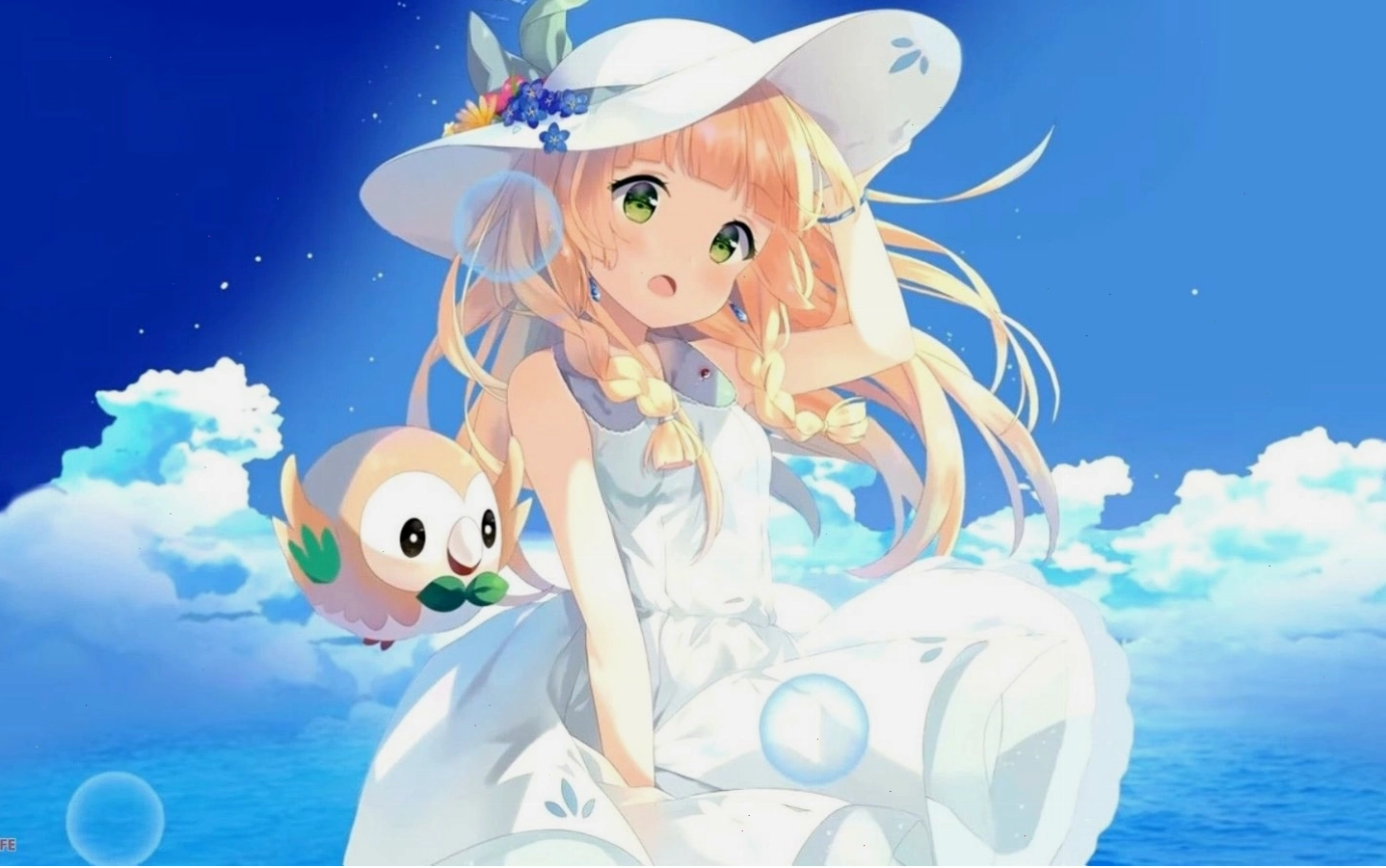 Nhân vật anime nữ đáng yêu, dễ thương với đôi mắt to tròn