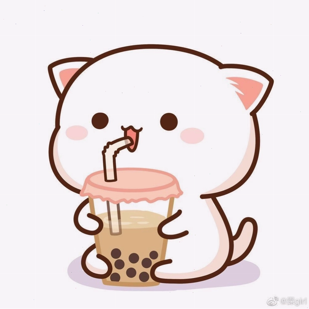 Nhân vật chibi đang thưởng thức kem
