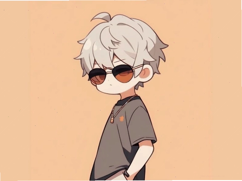 Nhân vật chibi nam thể hiện sự mạnh mẽ và cá tính