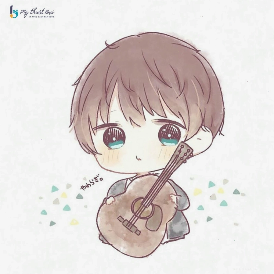 Nhiều mẫu vẽ chibi nam với trang phục và kiểu tóc khác nhau