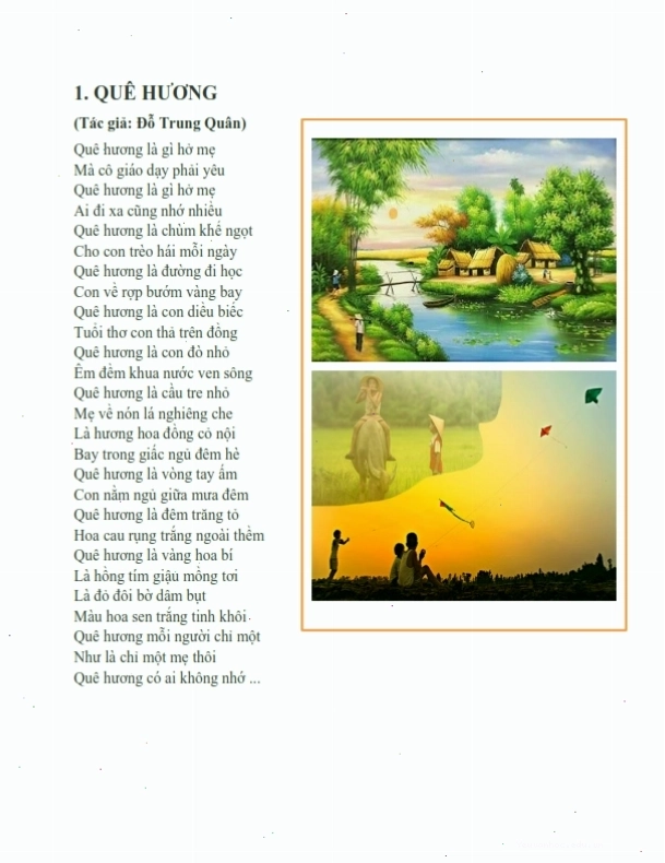 Nội dung bài thơ của tác giả Đỗ Trung Quân