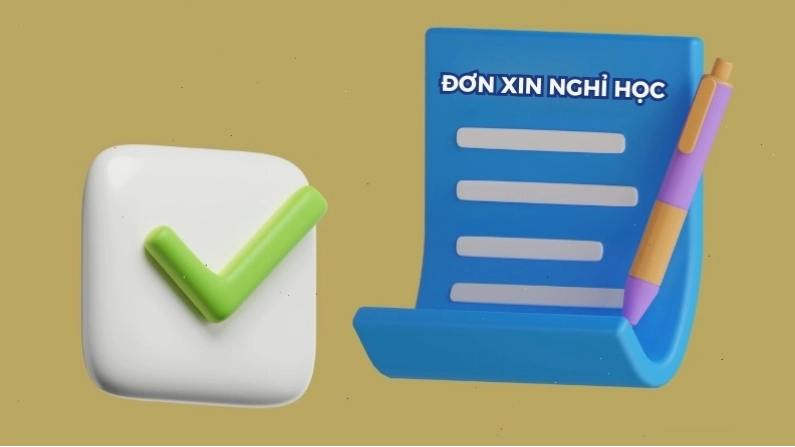 Nội dung mẫu đơn xin nghỉ học thường thể hiện những gì