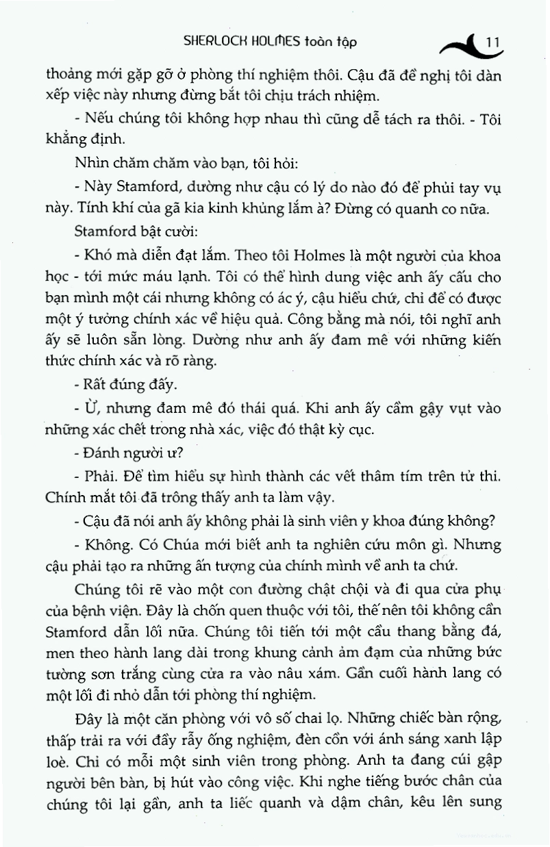 Nội dung vụ án trong sách Sherlock Holmes