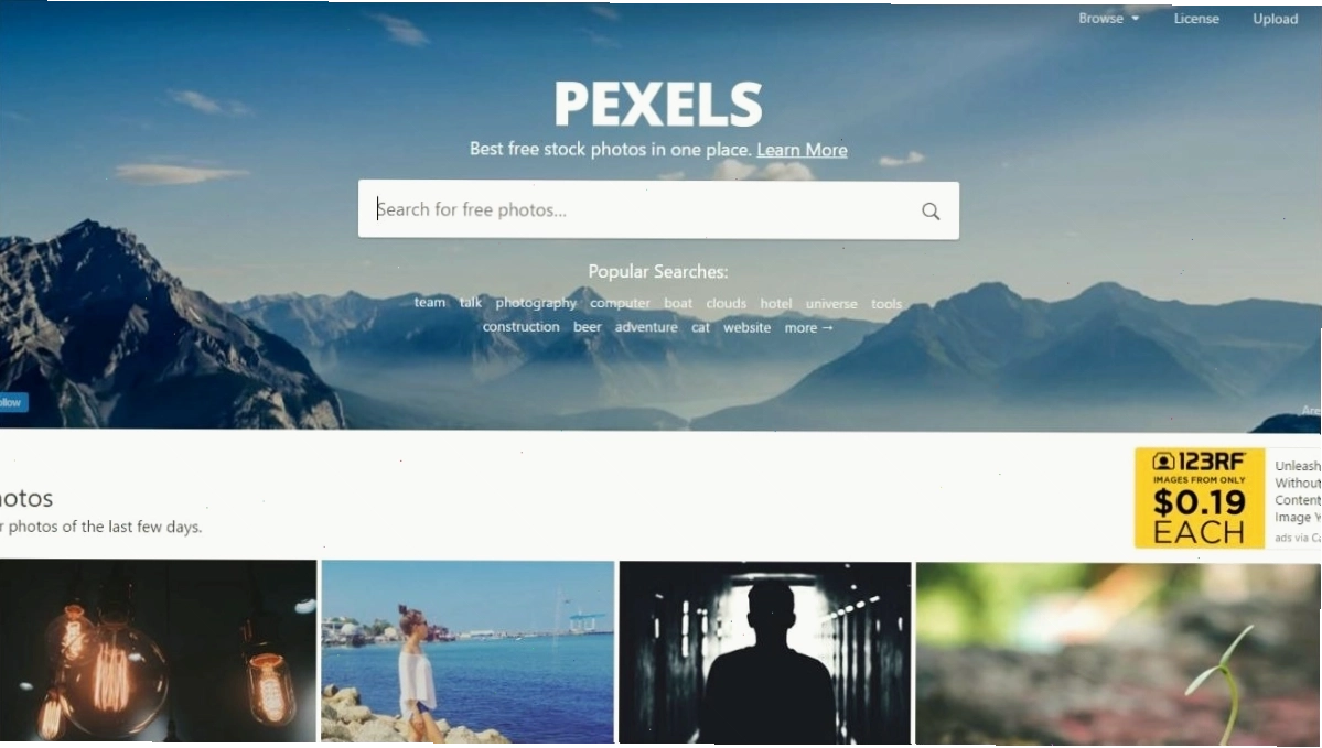 Pexels cung cấp nhiều hình nền anime miễn phí