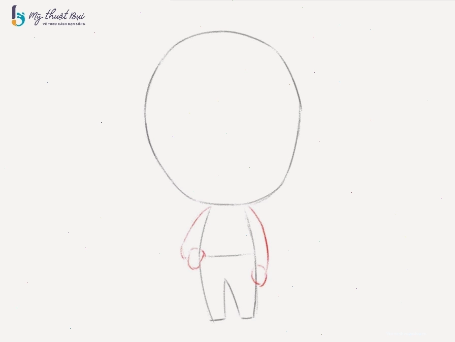 Phác thảo dáng người chibi nam cơ bản