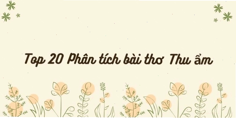Phân tích chi tiết bài thơ Thu điếu của Nguyễn Khuyến