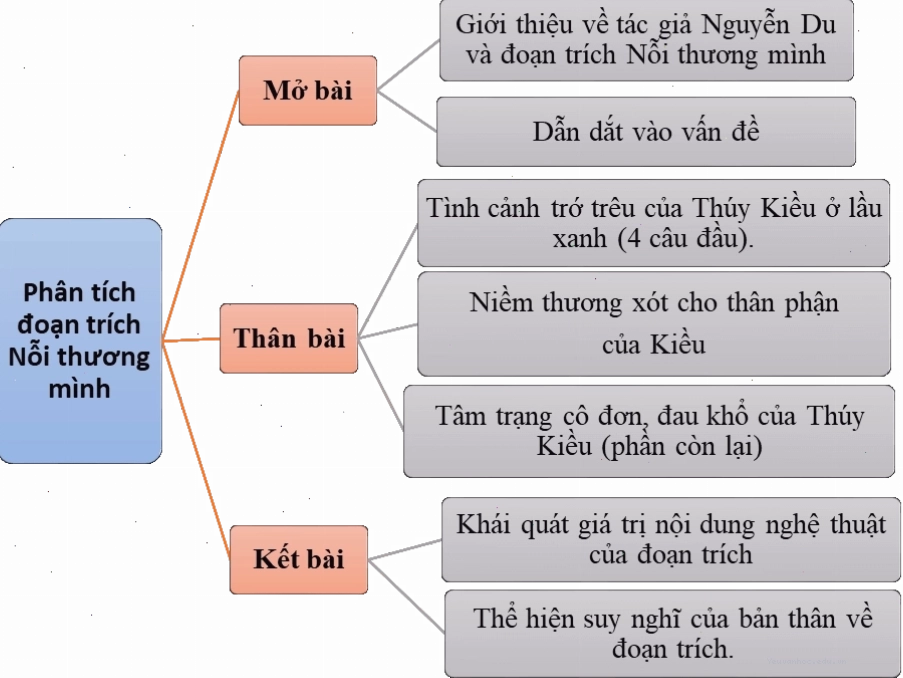 Phân tích đoạn trích Nỗi thương mình trong Truyện Kiều