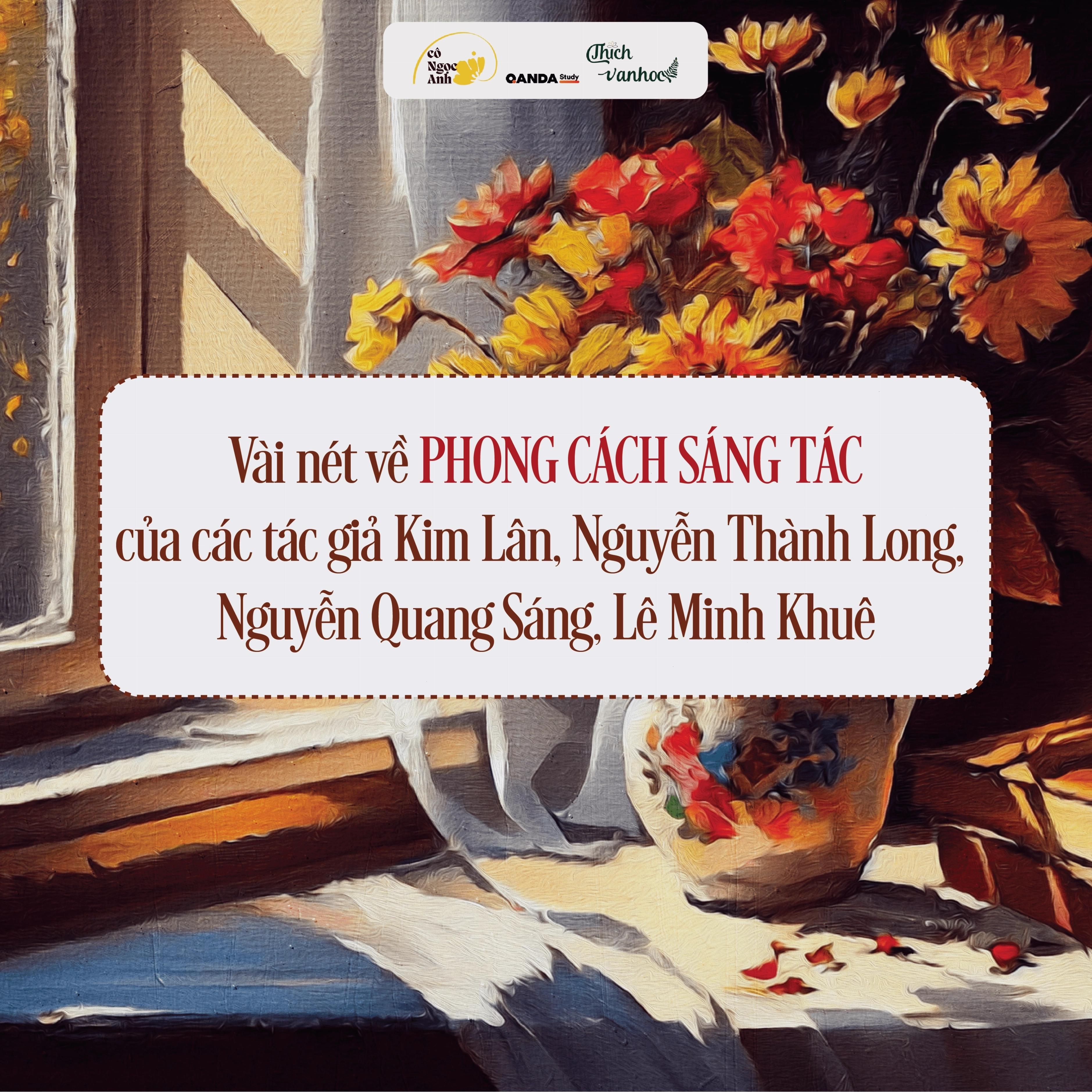 Phong cách sáng tác của các tác giả truyện ngắn hiện đại