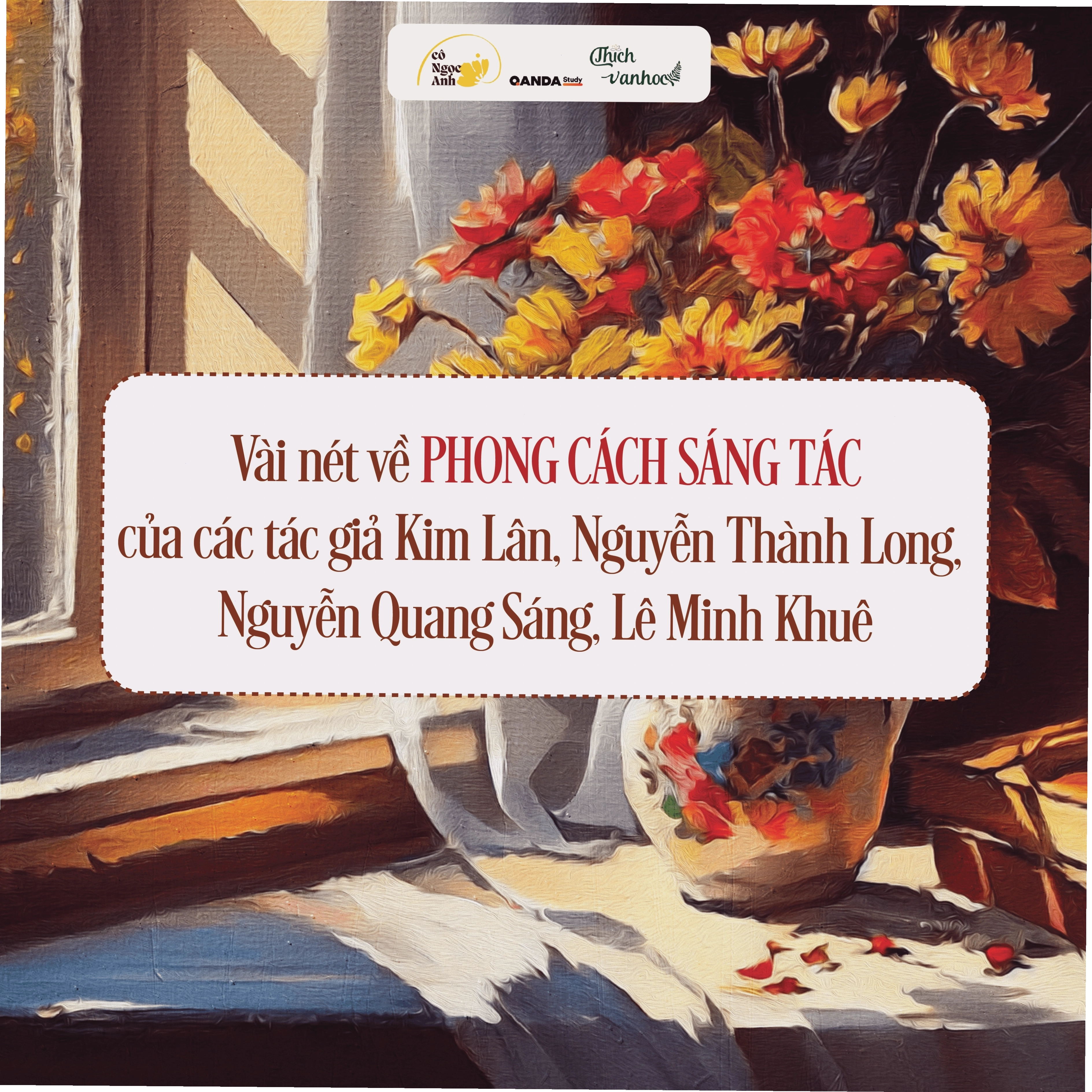 Phong cách sáng tác của các tác giả truyện ngắn hiện đại lớp 9